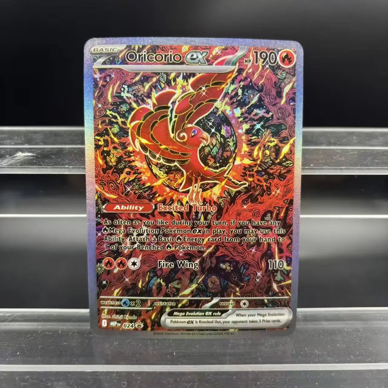 PTCG Collection Cards DIY Mega Charizard X Ex Phantasmal Flames EN Self Made Single Card Classic Game Anime Card Gift Toy