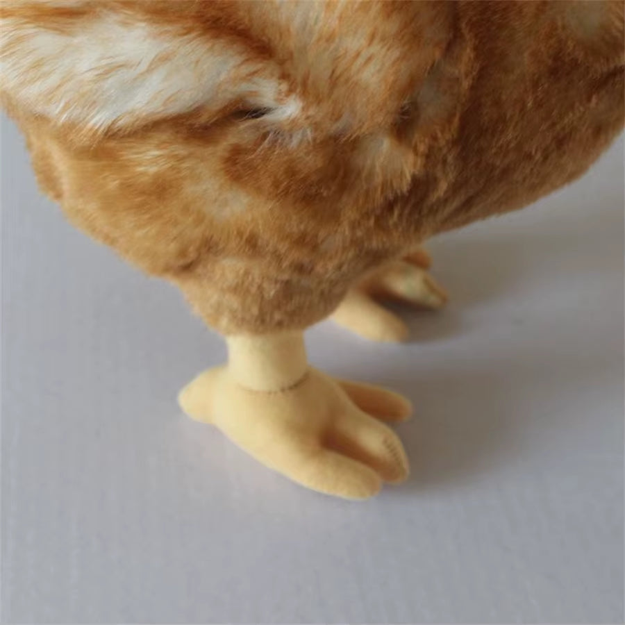 Hen High Fidelity Anime Cute Rooster Plushie Cock Plush Toys Lifelike Animals Simulation Stuffed Doll Toy Gifts for Kids
