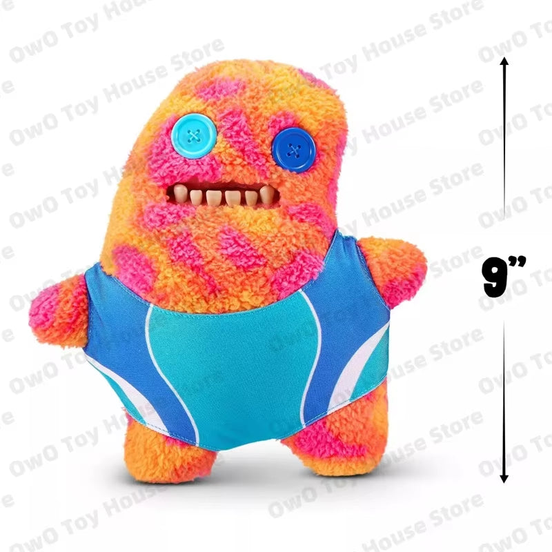 Original Fuggler Plush Toys Funny Ugly Teeth Monster Beach Resort Series Plushies Squirm Crazy Rabbit Stuffed Peluche Doll Gifts