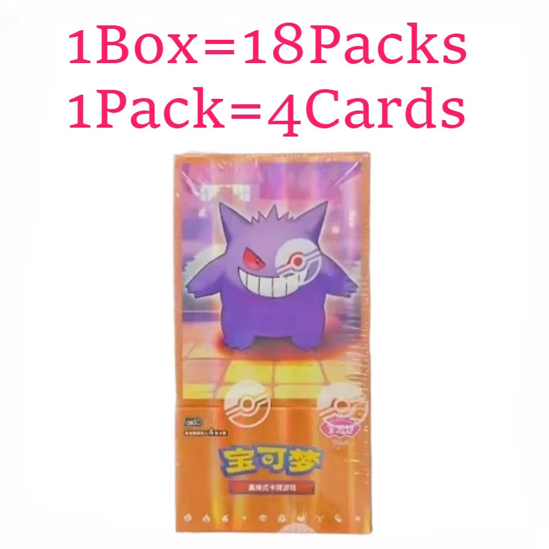 100% Original Pokemon PTCG Cards Gem Pack Vol.1 VOL.2 VOL.3 Chinese Scarlet and Violet Anime Eevee Gengar Box Card Birthday Gift