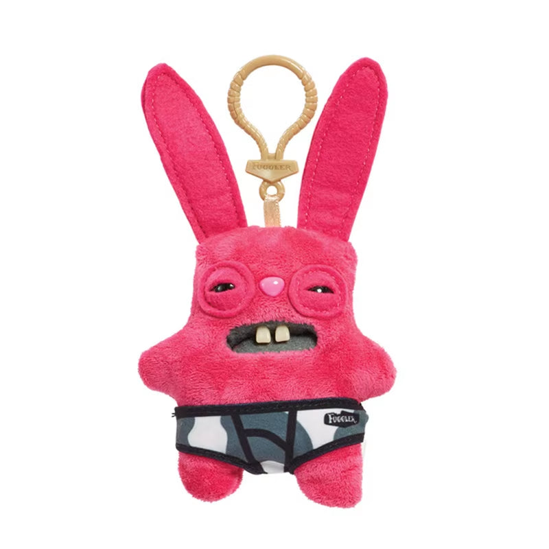 12Cm  Funny Ugly Monster Plush Toys Keychain Kawaii  Monster Rabbits Cute Stuffed Peluche Dolls Pendants Gifts Kid