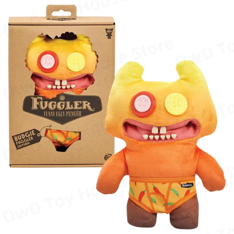 Original Fuggler Plush Toys Funny Ugly Teeth Monster Beach Resort Series Plushies Squirm Crazy Rabbit Stuffed Peluche Doll Gifts