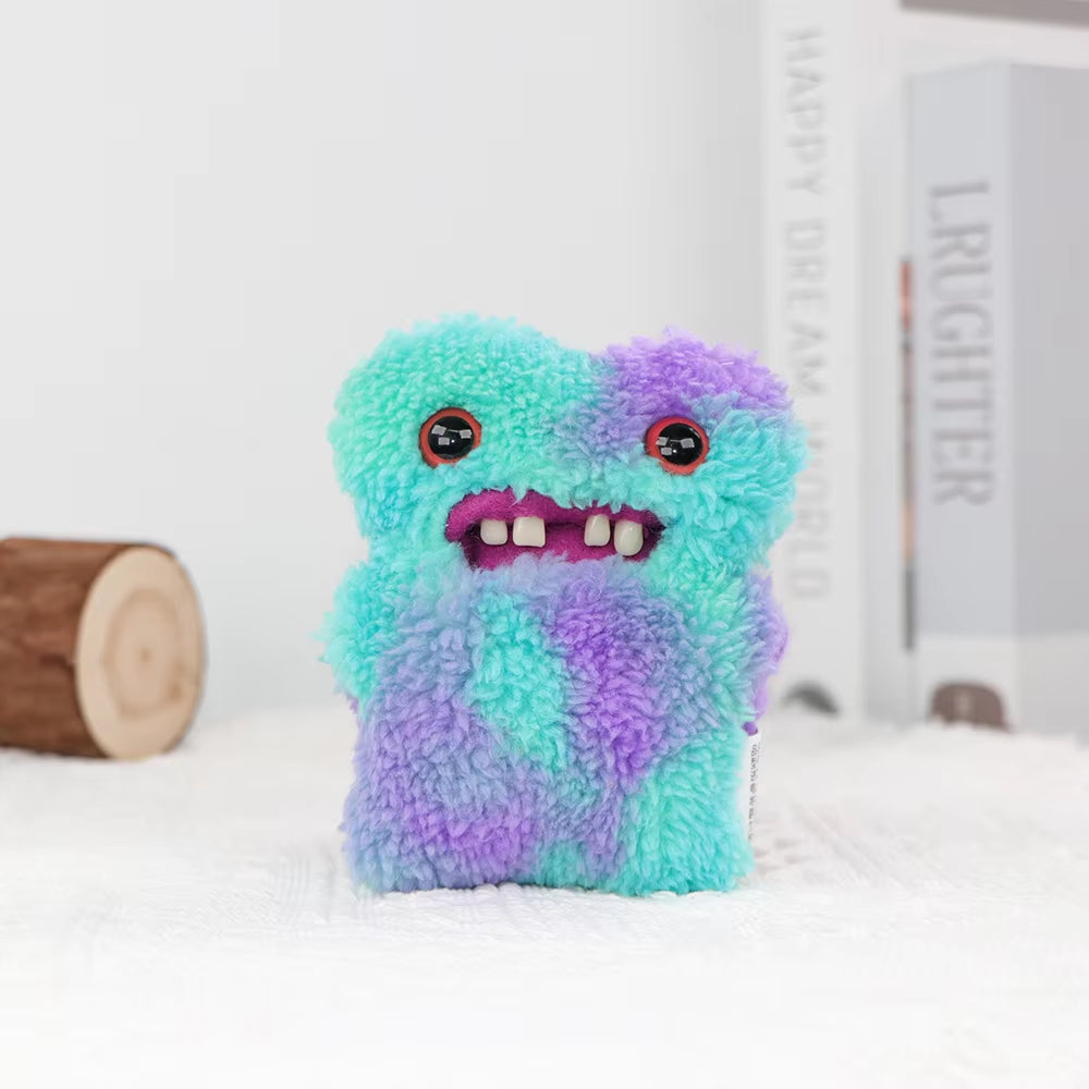 Original Teeth Monsters Pendant Plush Doll  Funny Ugly Monster Keyrings Keychain Toy Halloween Prank Decoration Gift