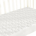 Crib Mattress Protector Pad Waterproof, Toddler Waterproof Crib Mattress Cover, Machine Washable & Dryer Fit Baby Toddler Bed Mattress Protector (Standard Size 52” X 28”), White