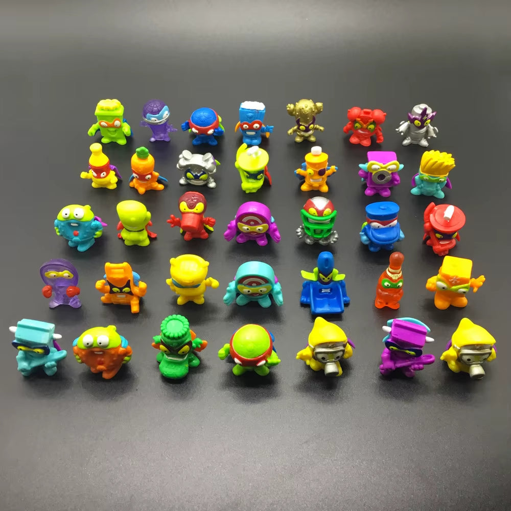 5Pcs Original Superzings Superthings Zomlings Anime Trash Action Figures Rare Enigma Kactor Series 1 2 3 4 Limited Collection