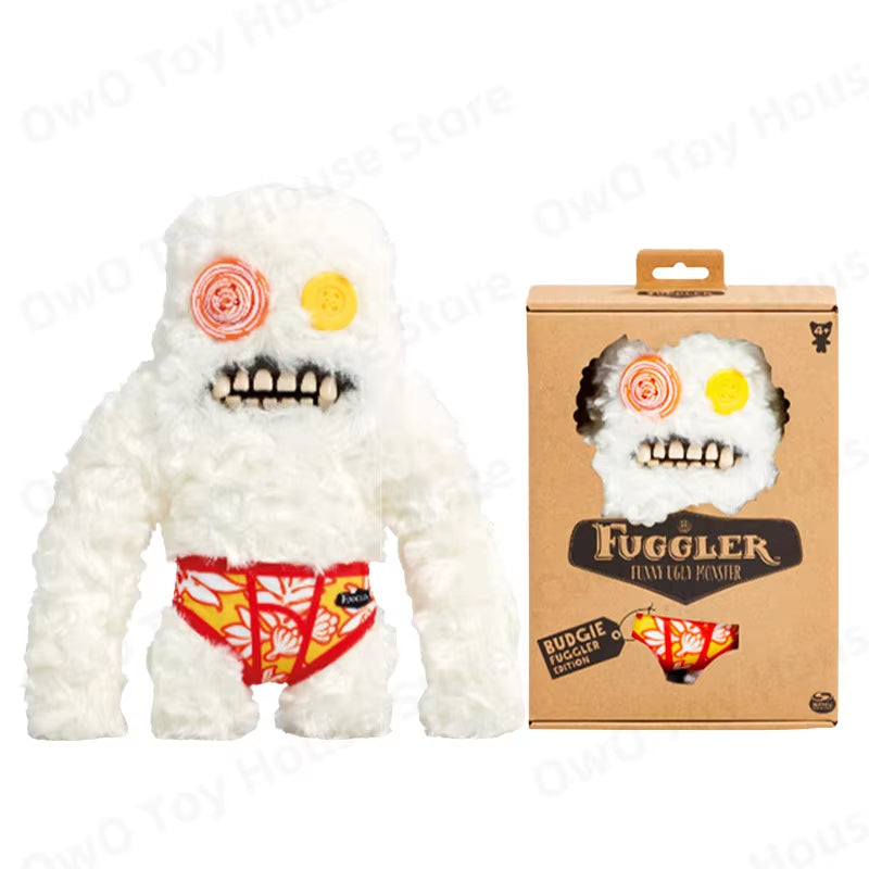 Original Fuggler Plush Toys Funny Ugly Teeth Monster Beach Resort Series Plushies Squirm Crazy Rabbit Stuffed Peluche Doll Gifts