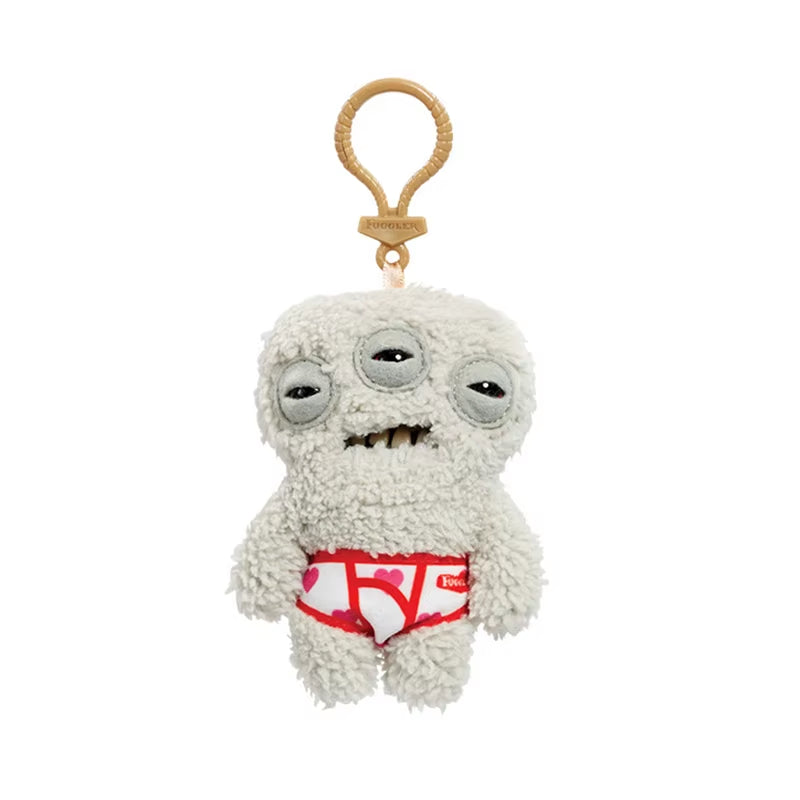 12Cm  Funny Ugly Monster Plush Toys Keychain Kawaii  Monster Rabbits Cute Stuffed Peluche Dolls Pendants Gifts Kid