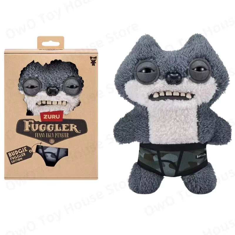 Original Fuggler Plush Toys Funny Ugly Teeth Monster Beach Resort Series Plushies Squirm Crazy Rabbit Stuffed Peluche Doll Gifts