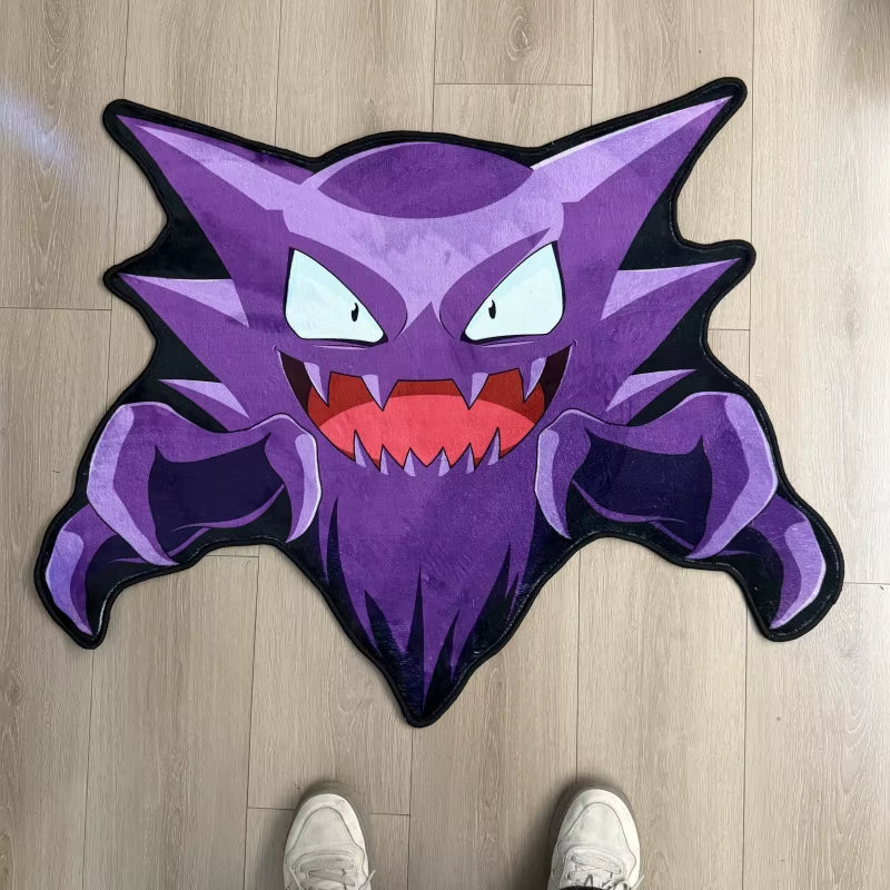 Gengar - Shaped Carpet: Pokémon - Inspired Soft Floor Mat, Unique Design, Perfect for Adding a Touch of Fun to Your Space