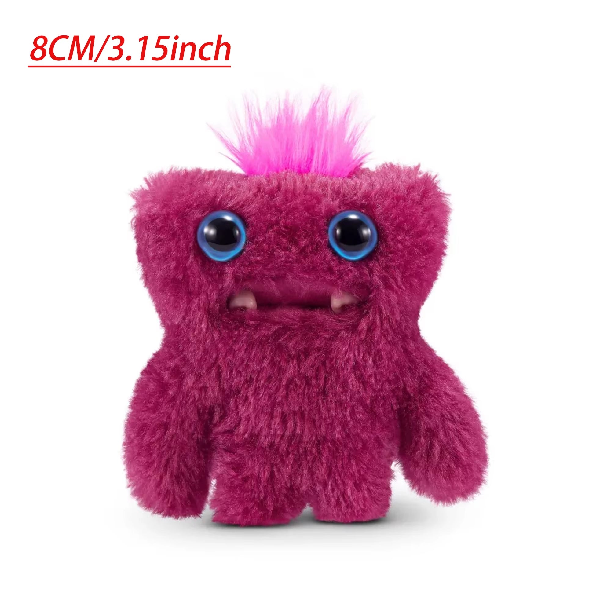 Original  Ugly Teeth Monsters Plush Toys s Baby Fuggs Cartoon Wide Eyed Weirdo Rabbit Peluche Kawaii Dolls 8-9CM
