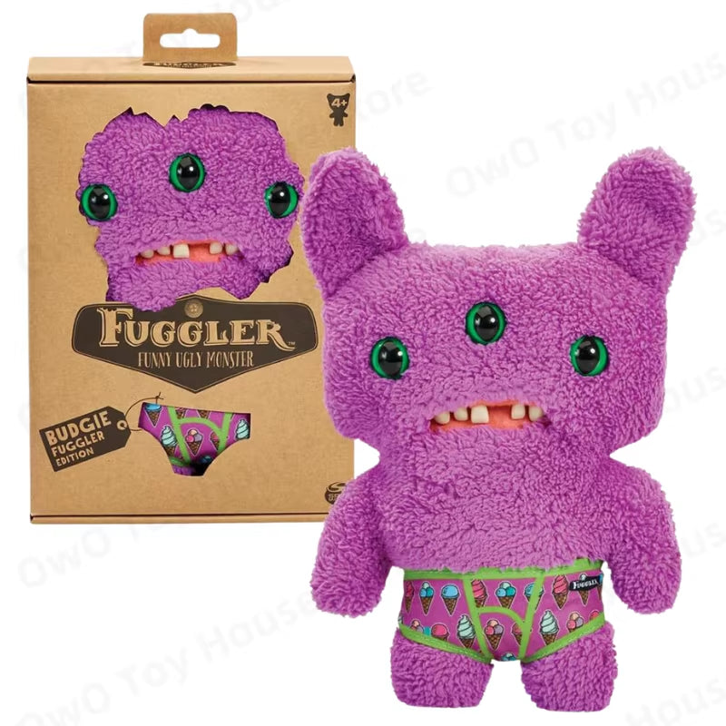 Original Fuggler Plush Toys Funny Ugly Teeth Monster Beach Resort Series Plushies Squirm Crazy Rabbit Stuffed Peluche Doll Gifts