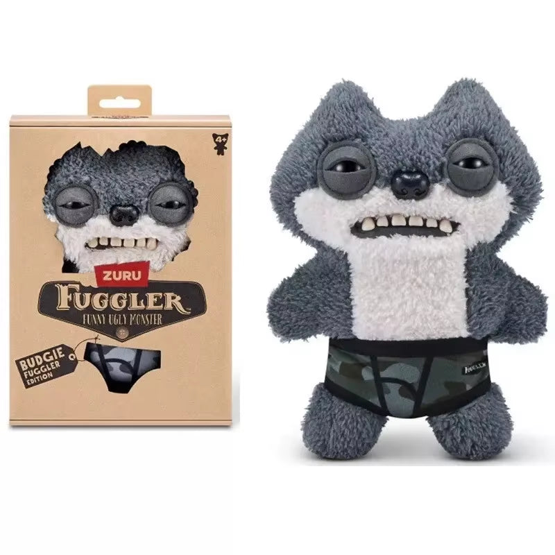 22Cm Original  Plush Toys Funny Tooth Monster Annoyed Alien Crazy Rabbit Mcgoo Wide-Eyed Monster Peluche Dolls Gifts Kid
