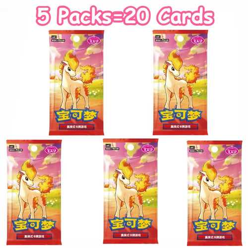 100% Original Pokemon PTCG Cards Gem Pack Vol.1 VOL.2 VOL.3 Chinese Scarlet and Violet Anime Eevee Gengar Box Card Birthday Gift