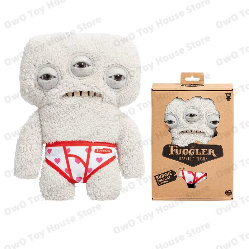 Original Fuggler Plush Toys Funny Ugly Teeth Monster Beach Resort Series Plushies Squirm Crazy Rabbit Stuffed Peluche Doll Gifts