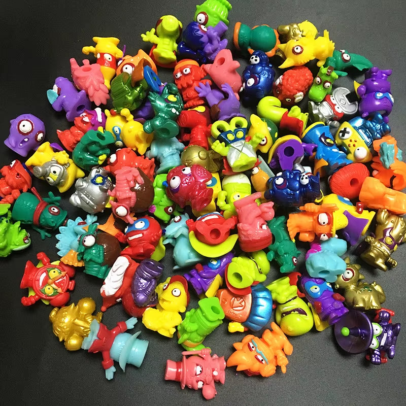 5Pcs Original Superzings Superthings Zomlings Anime Trash Action Figures Rare Enigma Kactor Series 1 2 3 4 Limited Collection