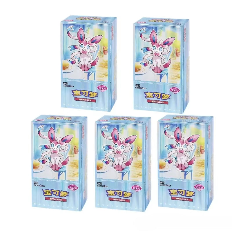100% Original Pokemon PTCG Cards Gem Pack Vol.1 VOL.2 VOL.3 Chinese Scarlet and Violet Anime Eevee Gengar Box Card Birthday Gift