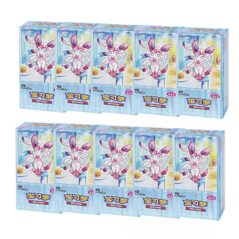 100% Original Pokemon PTCG Cards Gem Pack Vol.1 VOL.2 VOL.3 Chinese Scarlet and Violet Anime Eevee Gengar Box Card Birthday Gift