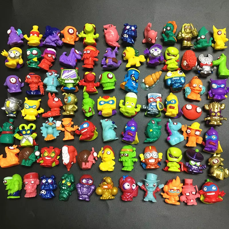 5Pcs Original Superzings Superthings Zomlings Anime Trash Action Figures Rare Enigma Kactor Series 1 2 3 4 Limited Collection