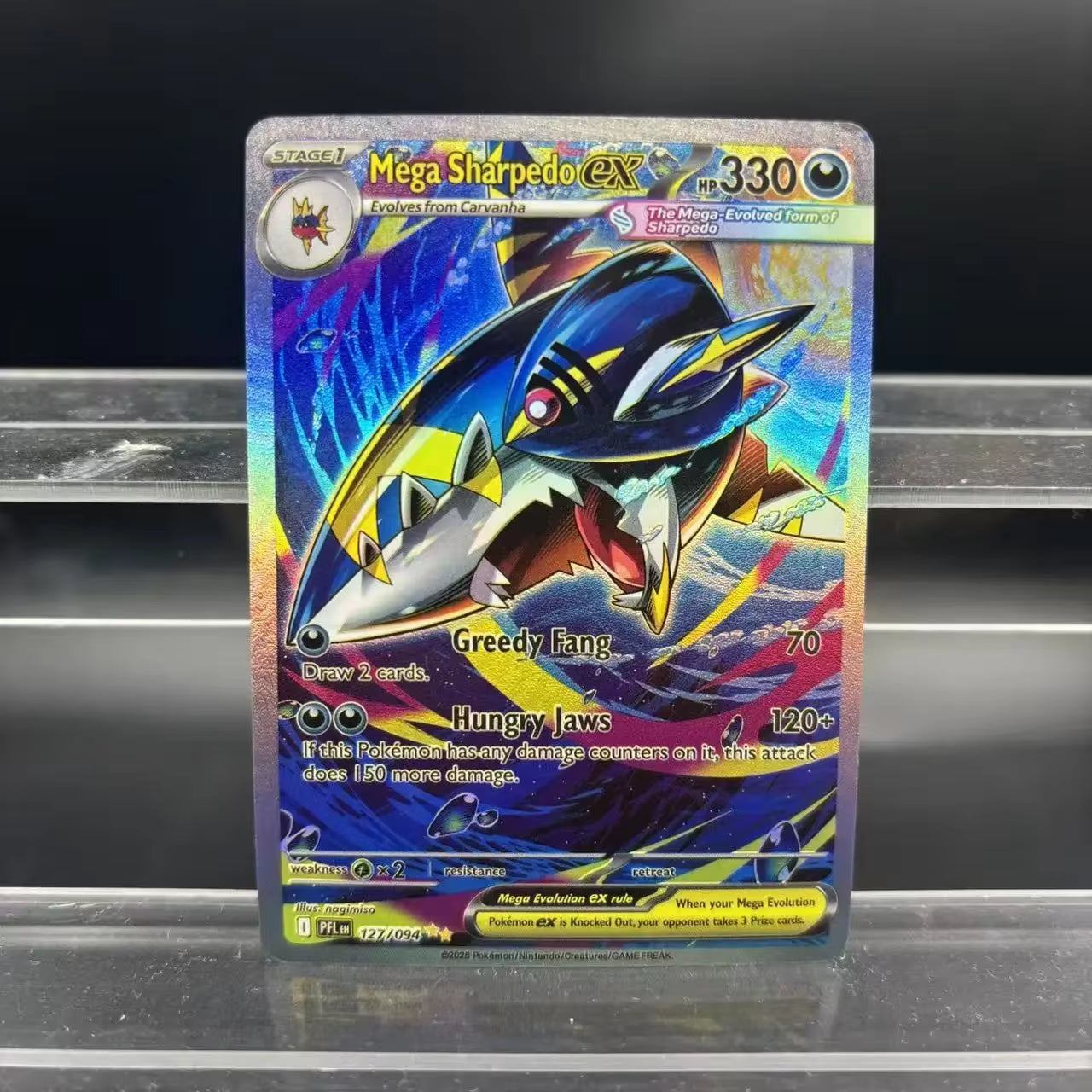 PTCG Collection Cards DIY Mega Charizard X Ex Phantasmal Flames EN Self Made Single Card Classic Game Anime Card Gift Toy