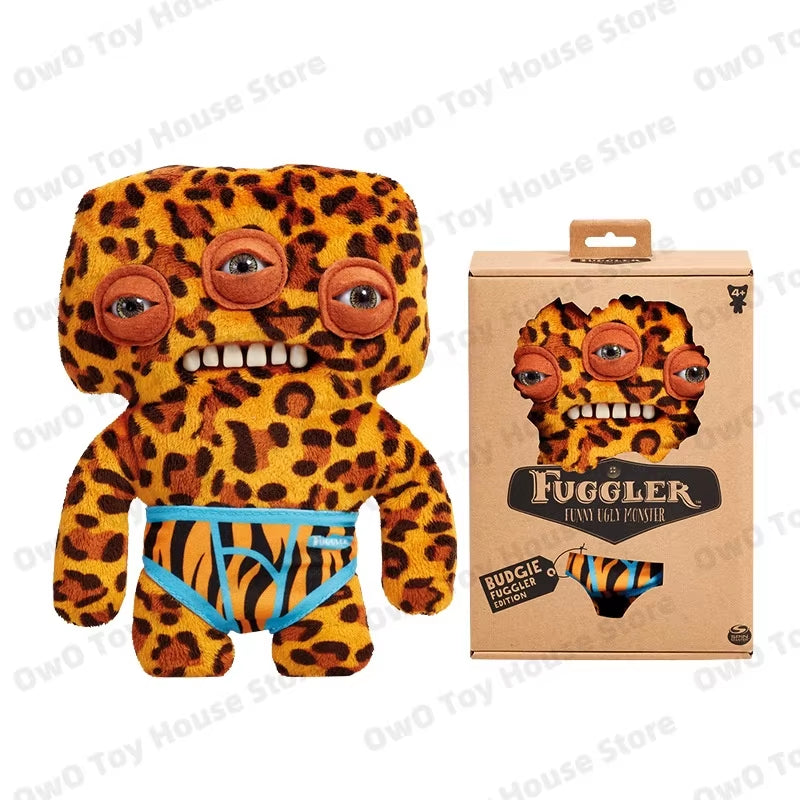Original Fuggler Plush Toys Funny Ugly Teeth Monster Beach Resort Series Plushies Squirm Crazy Rabbit Stuffed Peluche Doll Gifts