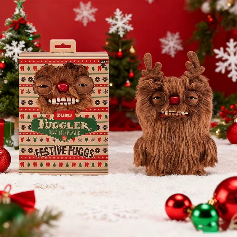 Original  Monsters Plush Butt Ugly Pets Mr Buttons Toy Christmas Snowman Gingerbread Rudolph Festive Fugg Plushies Gifts