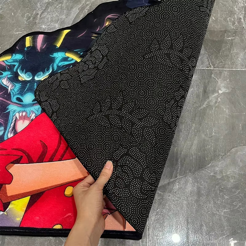Pokémon Design Carpet Charmander/Squirtle/Pikachu/Bulbasaur Themed Creative Non-Slip Decorative Floor Mat Gift Collection Rug