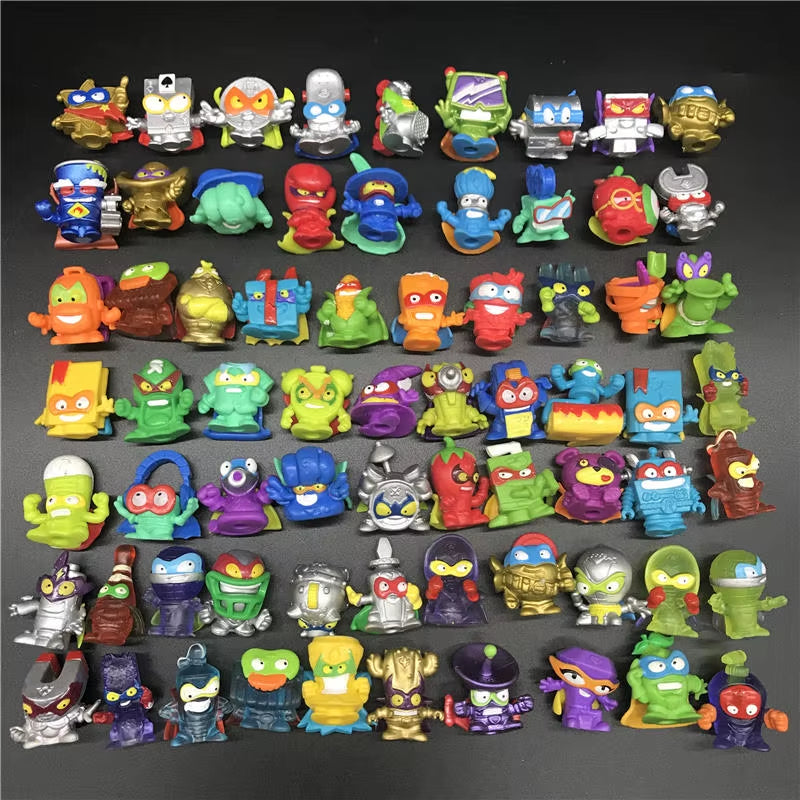 5Pcs Original Superzings Superthings Zomlings Anime Trash Action Figures Rare Enigma Kactor Series 1 2 3 4 Limited Collection