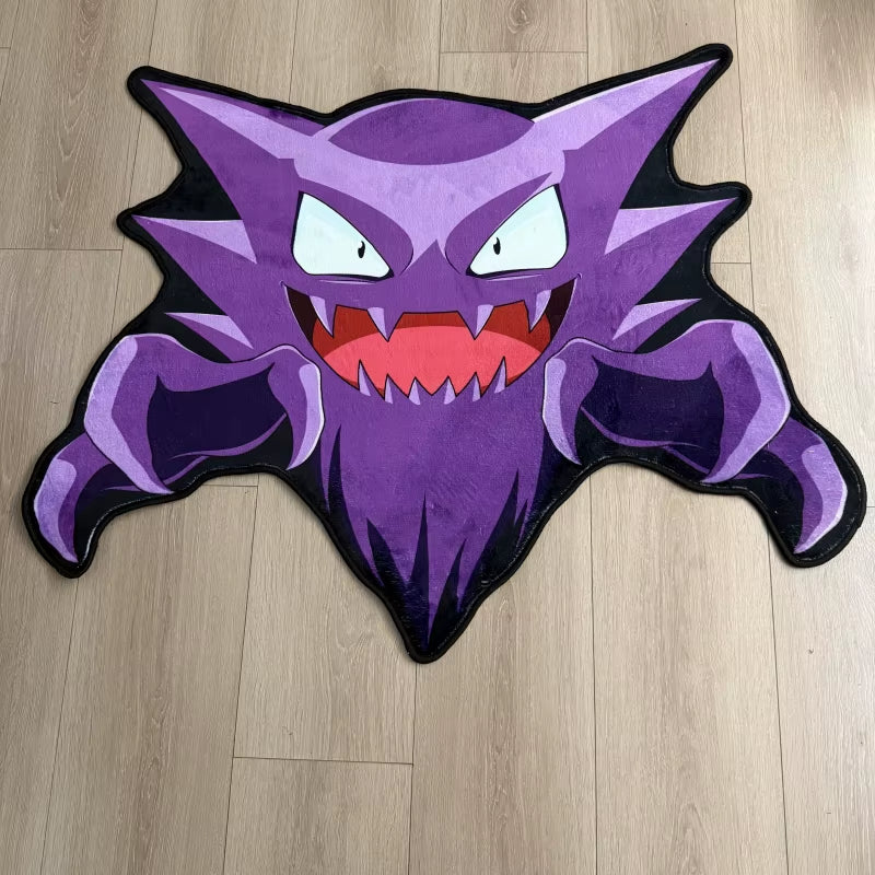 Gengar - Shaped Carpet: Pokémon - Inspired Soft Floor Mat, Unique Design, Perfect for Adding a Touch of Fun to Your Space