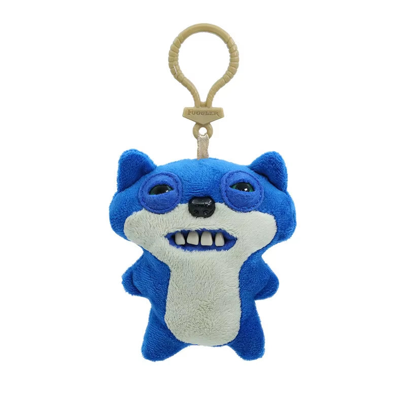 12Cm  Funny Ugly Monster Plush Toys Keychain Kawaii  Monster Rabbits Cute Stuffed Peluche Dolls Pendants Gifts Kid